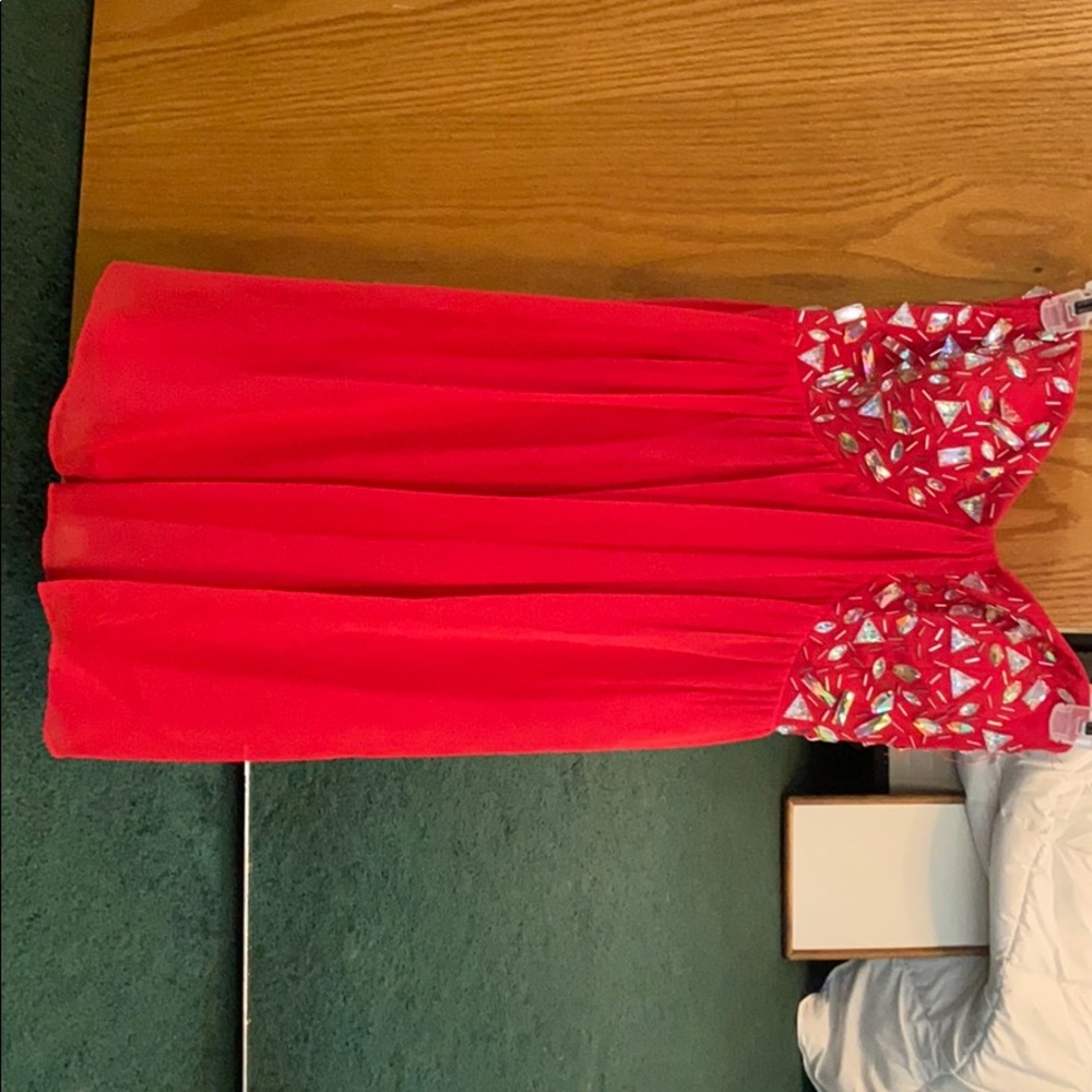 Red dress